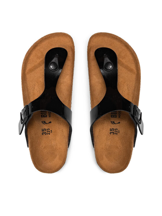 Birkenstock gizeh black patent new arrivals