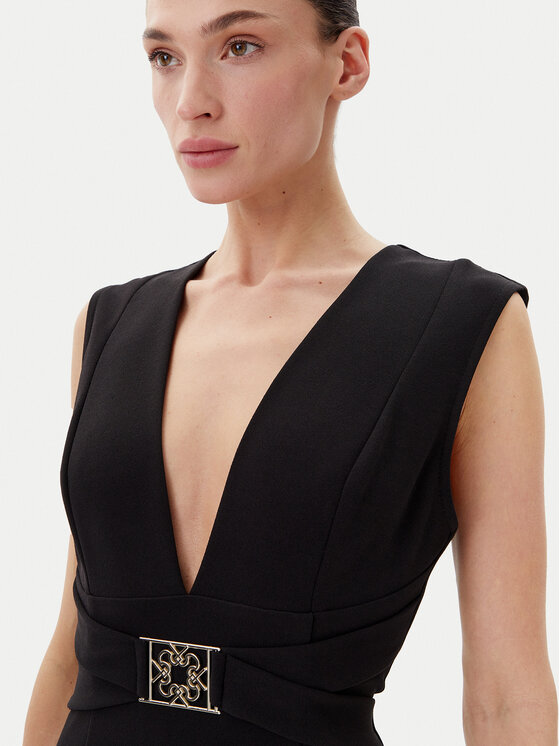 Rinascimento Rinascimento Kokteilikleit CFC0123769003 Must Regular Fit