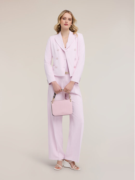 Motivi Motivi Giacca da abito Q050Q001066N006 Rosa Slim Fit
