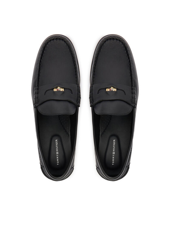 Tommy Hilfiger Tommy Hilfiger Mokasinai Penny Crust FM0FM05836 Juoda