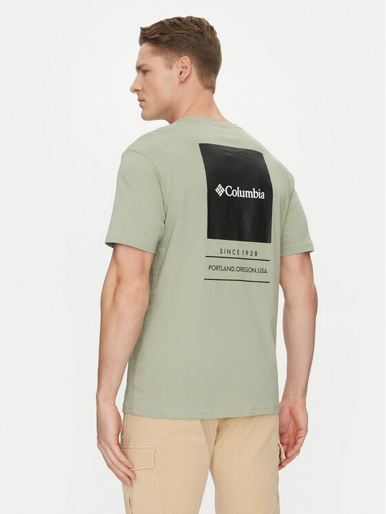 Columbia Columbia T-krekls Barton Springs™ 2058331 Zaļš Regular Fit