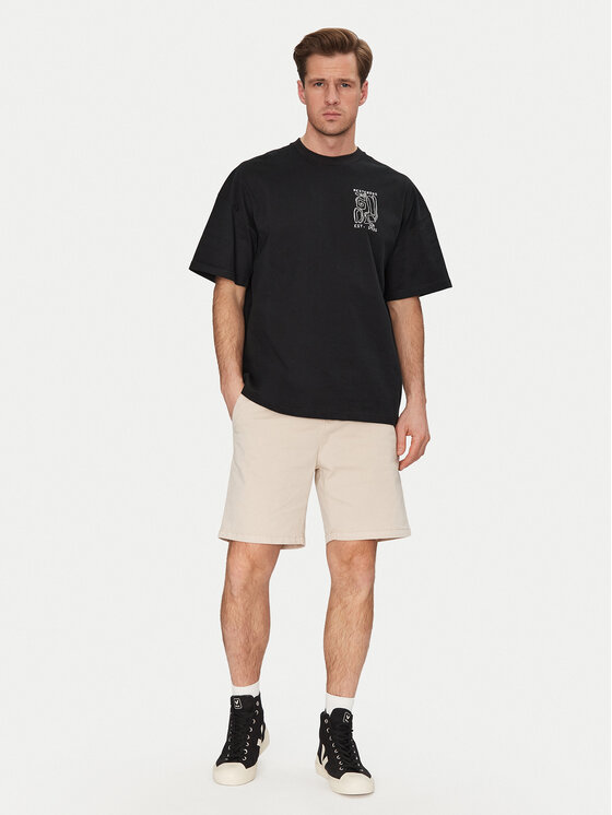 Resteröds Resteröds T-shirt Dev 20251 2055 Crna Regular Fit