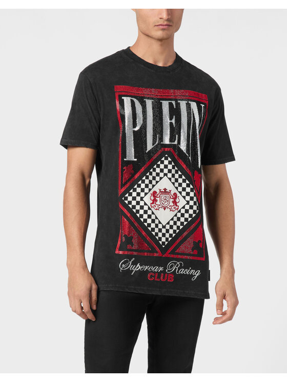 PHILIPP PLEIN PHILIPP PLEIN T-Shirt 21097 Czarny Regular Fit