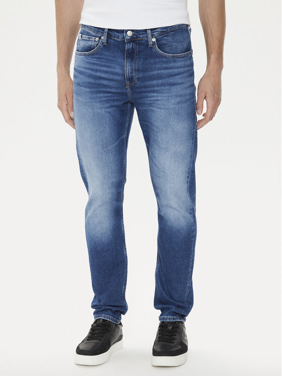 Calvin Klein Jeans Jeans Hlače J30J325889 Modra Slim Fit