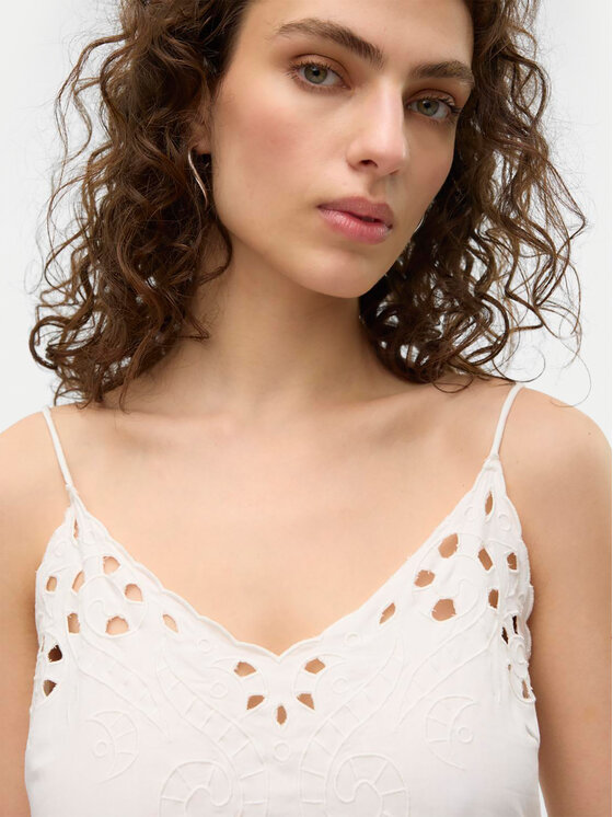 Vero Moda Vero Moda Vasarinė suknelė Vera 10326447 Balta Regular Fit