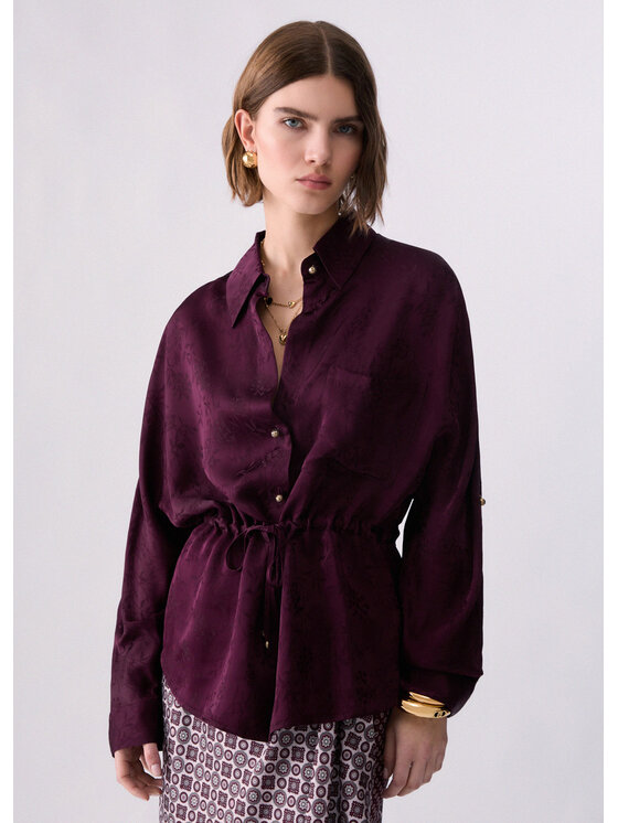 Liu Jo Liu Jo Camicia WF6119T730AX0786 Viola Regular Fit