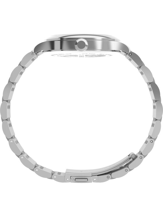 Timex Timex Zegarek TW2Y91800 Srebrny