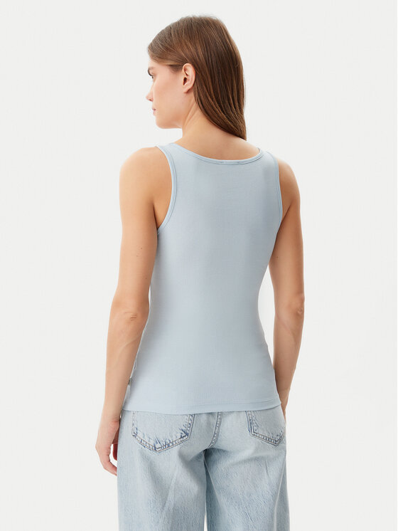 Guess Jeans Guess Jeans Top W5GP26 KA0H1 Plava Regular Fit