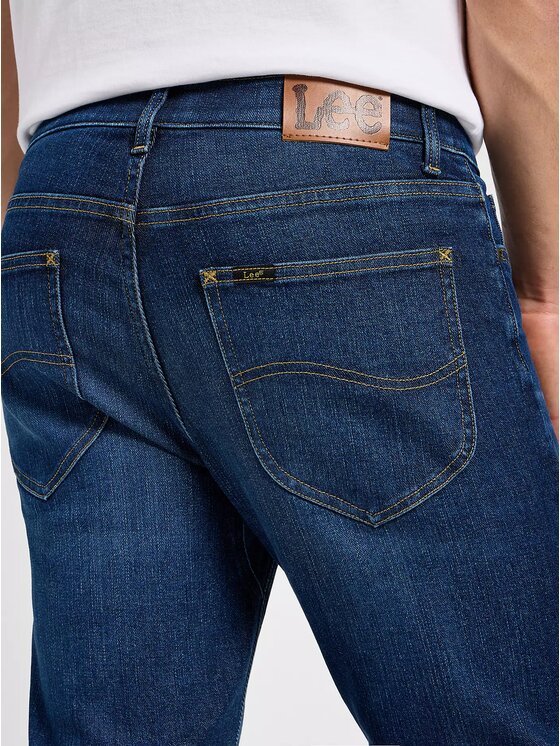 Lee Lee Jeansy X STRAIGHT Niebieski Straight Fit