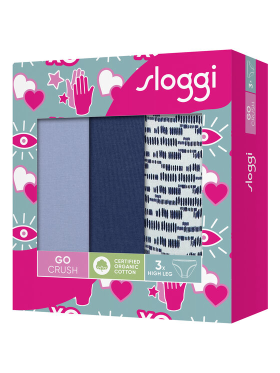 Sloggi Sloggi 3 db klasszikus alsó Go Crush 10219672 Kék