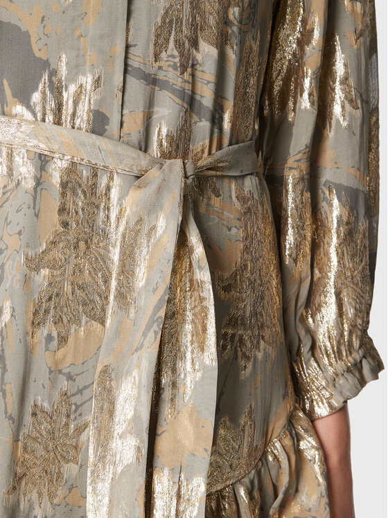 Bruuns Bazaar Bruuns Bazaar Cocktail obleka Hollyhock Costes BBW3058 Zelena Regular Fit