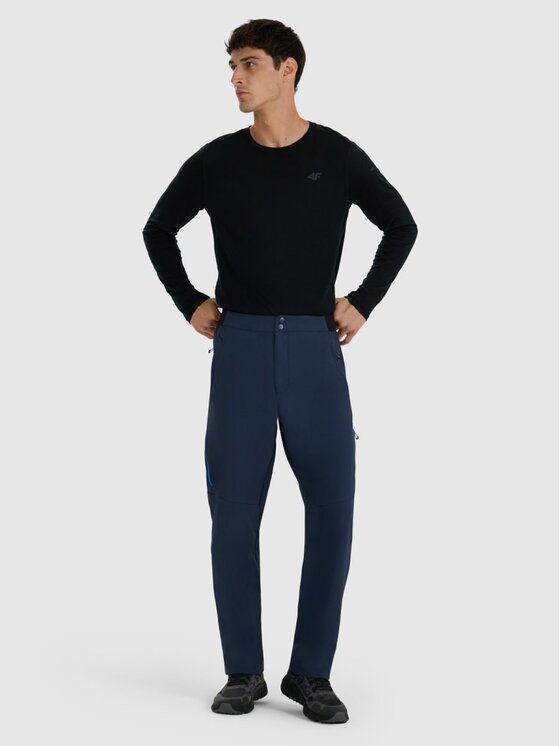 4F 4F Outdoorové nohavice 4FRAW25TFTRM1233-31S Tmavomodrá Regular Fit