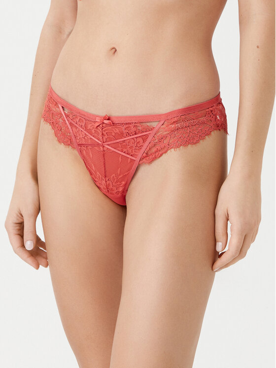 Hunkemöller Hunkemöller Brazilské kalhotky Arabella 206332 Červená
