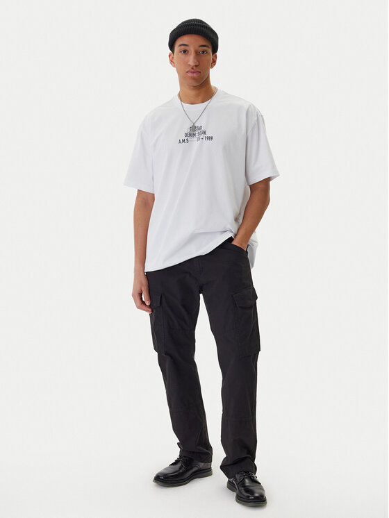 G-Star Raw G-Star Raw Póló Multi Technique D29296-E385 Fehér Relaxed Fit