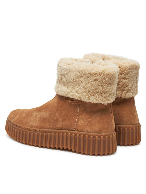 Clarks Clarks Μποτάκια Torhill Turn 26179563 Καφέ