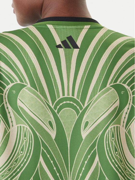 adidas adidas Sukienka codzienna Farm Rio Premium KD4620 Zielony Slim Fit