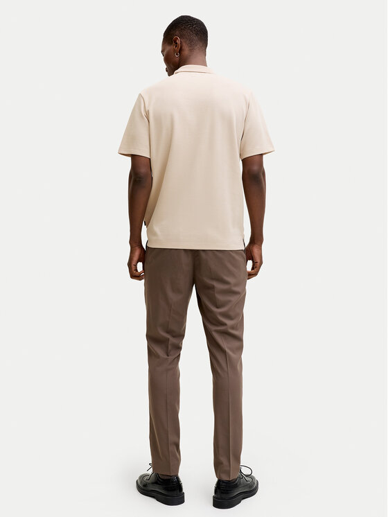 Jack & Jones Jack & Jones Polokošile Rblaethan 12292992 Béžová Regular Fit