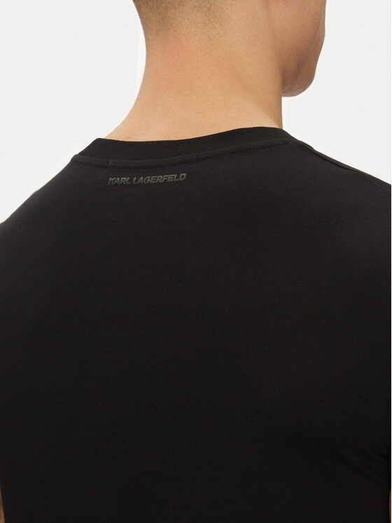 KARL LAGERFELD KARL LAGERFELD T-shirt 755064 552241 Crna Regular Fit