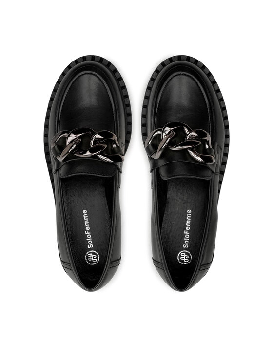 Solo Femme Solo Femme Оксфорди 60101-01-M41/000-03-00 Чорний