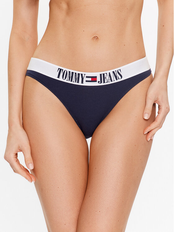 Tommy Jeans Klasiskās biksītes UW0UW04208 Tumši zils