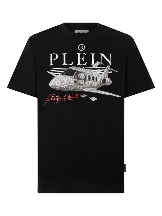 PHILIPP PLEIN PHILIPP PLEIN T-Shirt 31108 Czarny Regular Fit