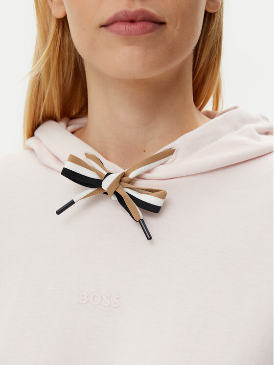 BOSS BOSS Bluza CP Stripe 50524760 Różowy Regular Fit