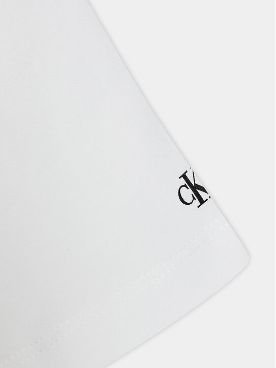 Calvin Klein Jeans Calvin Klein Jeans Majica IU0IU00599 D Bela Regular Fit