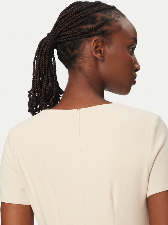 Rinascimento Rinascimento Kokteilikleit CFC0127893003 Beež Slim Fit