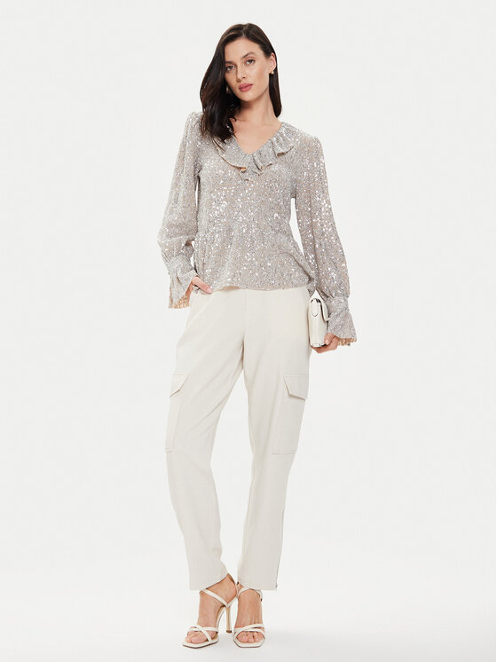 Karen by Simonsen Karen by Simonsen Hlače Nina10104876 Bež Straight Fit