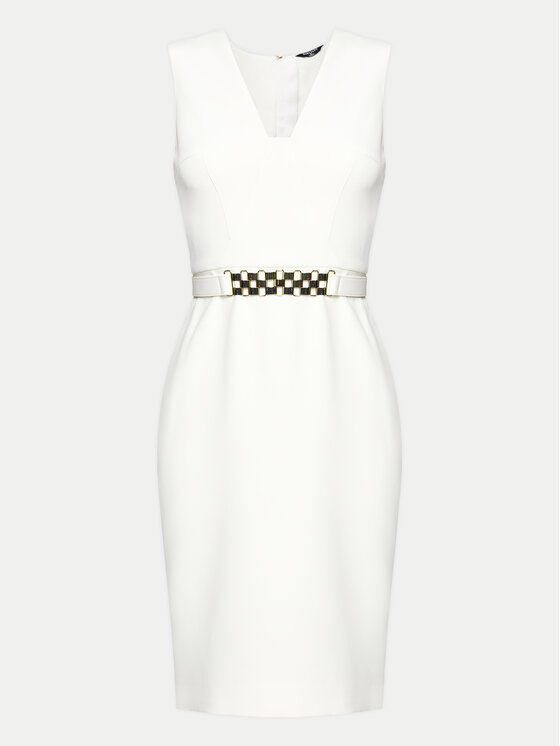 Marciano Guess Marciano Guess Коктейльна сукня 4GGK31 7070A Écru Regular Fit