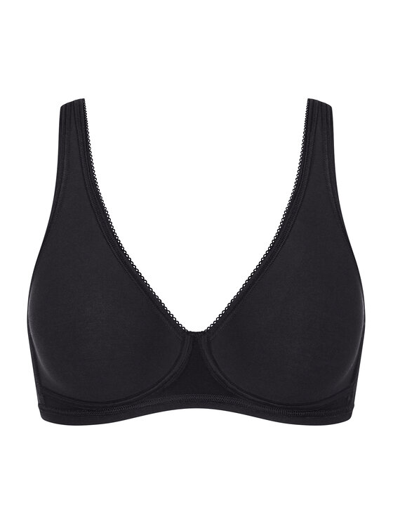Sloggi Sloggi Sutien fără armătură Basic 10222327 Negru