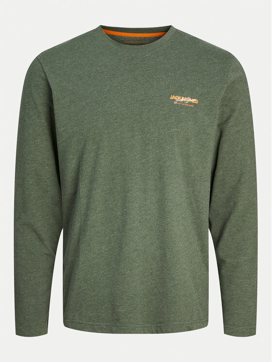 Jack&Jones Jack&Jones Majica dugih rukava Alvis 12259735 Zelena Standard Fit