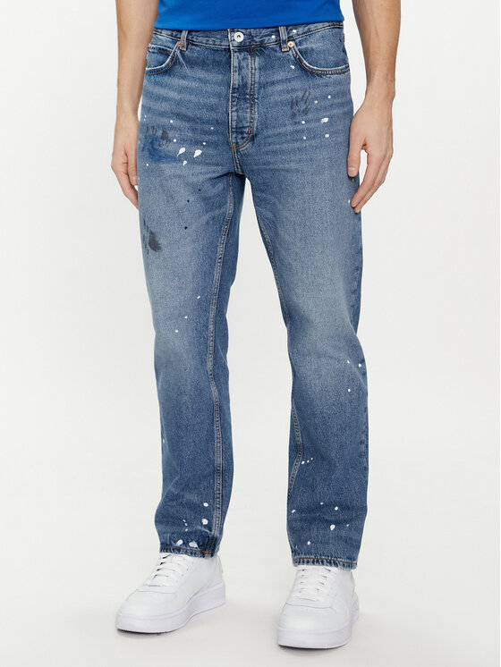 Hugo Jeans Hlače Jonah 50515862 Modra Straight Leg