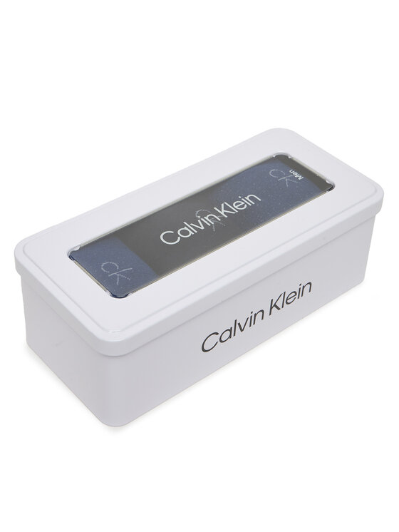 Calvin Klein Calvin Klein 3 vīriešu augsto zeķu pāru komplekts 701235981 Tumši zils