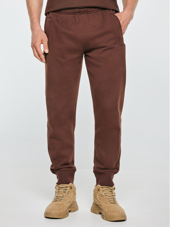 BIG STAR BIG STAR Spodnie dresowe KERSYN Brązowy Basic Fit
