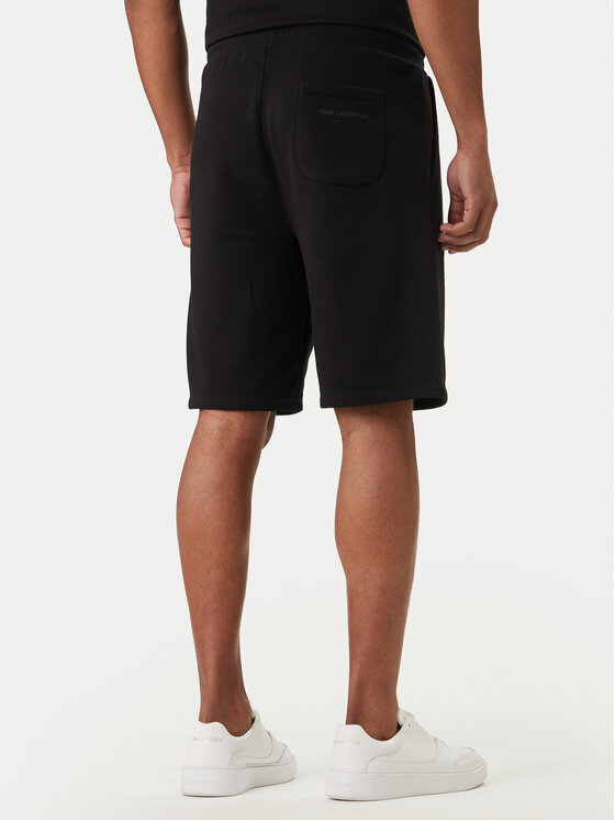 KARL LAGERFELD KARL LAGERFELD Sportske kratke hlače 705118 562900 Crna Loose Fit