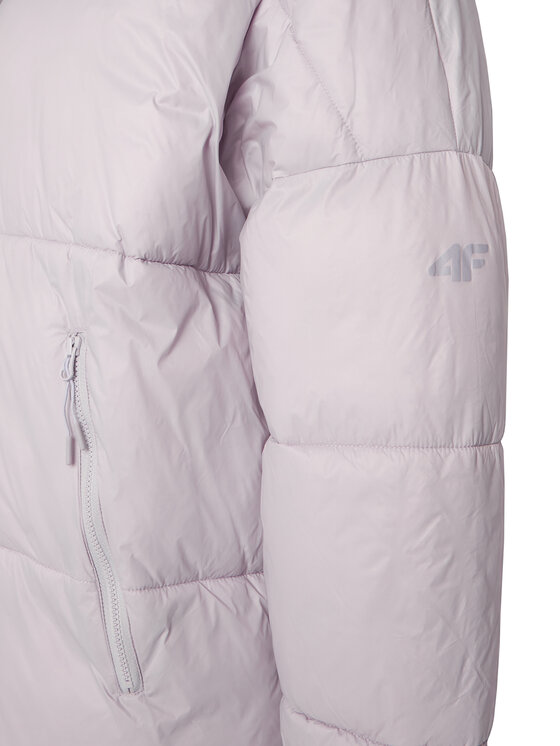 4F 4F Зимно яке 4FAW23TDJAF231 Виолетов Regular Fit