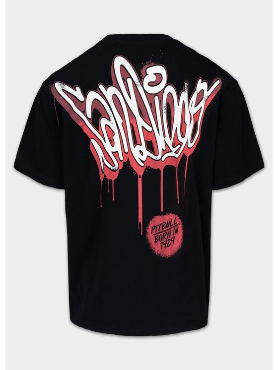 PITBULL PITBULL T-Shirt AUTOMATIC Czarny Regular Fit
