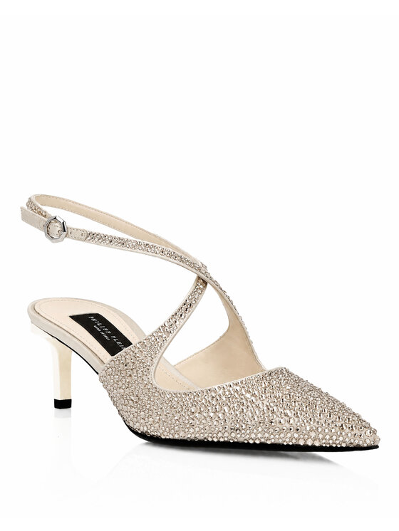 PHILIPP PLEIN PHILIPP PLEIN Czółenka 24321 Beżowy
