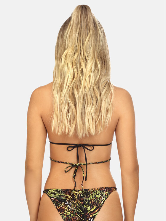 Miss Lou Miss Lou Bikini pezzo sopra Jey-Lo Safari G-ML003 Verde