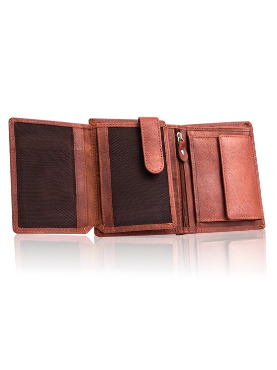 Mustang Mustang Portfel DENIMO HIGH WALLET Brązowy