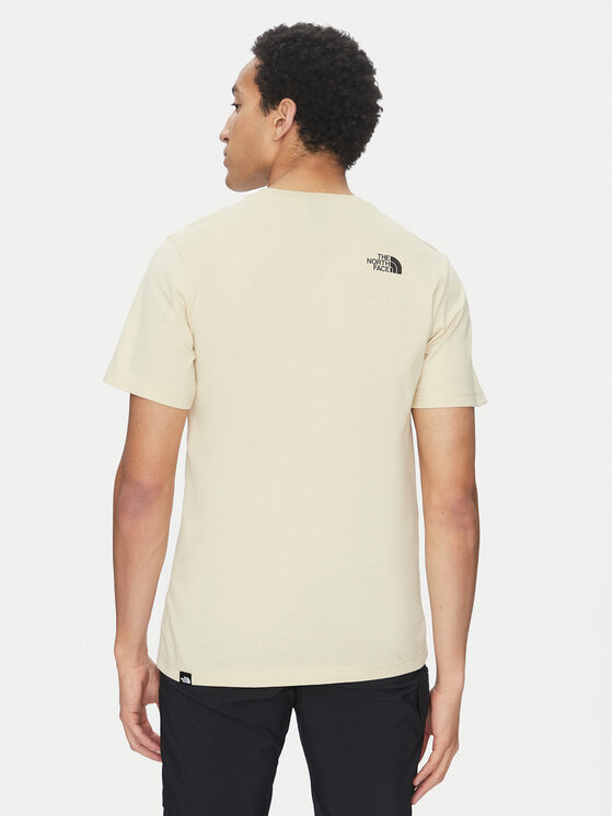 The North Face The North Face Tričko Fine NF0A8A6M Béžová Regular Fit