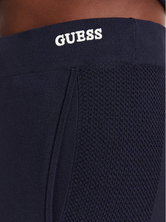Guess Guess Kötött nadrág V6GB06 Z0651 Sötétkék Regular Fit