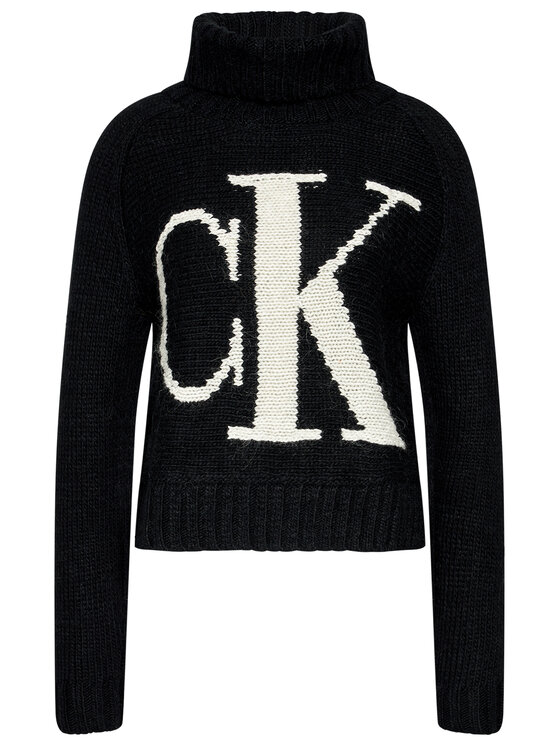 Женский черный гольф Calvin Klein Jeans J20J215321_BEH0 — MD-Fashion