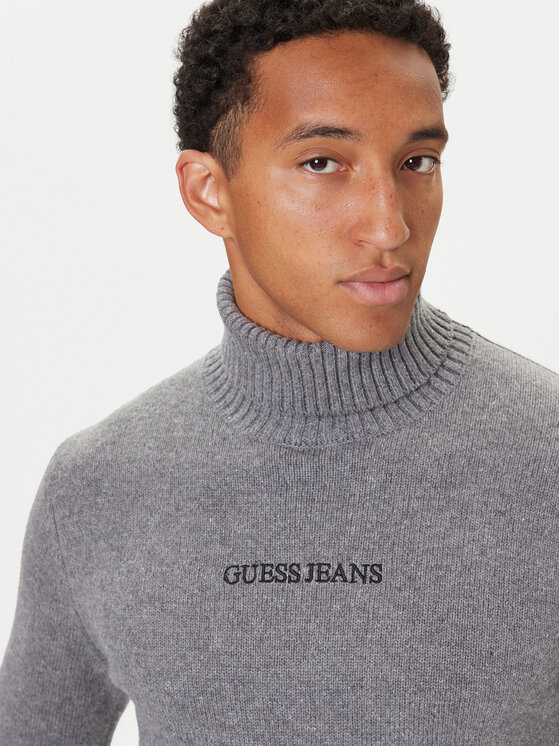 Guess Jeans Guess Jeans Гольф M5BR58 Z0561 Сірий Regular Fit