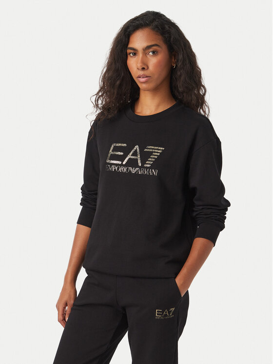 EA7 Emporio Armani Hanorac 7W001366 AF12473 MC004 Negru Regular Fit