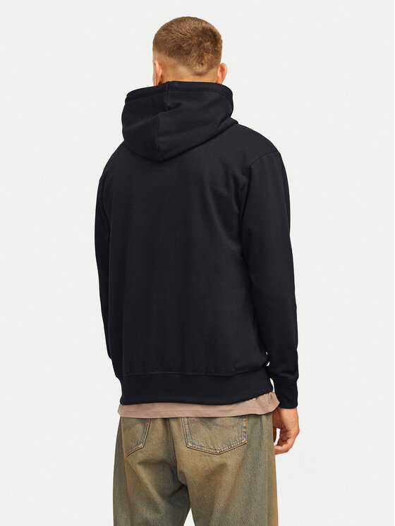 Jack&Jones Jack&Jones Μπλούζα Hakkai 12256841 Μαύρο Relaxed Fit