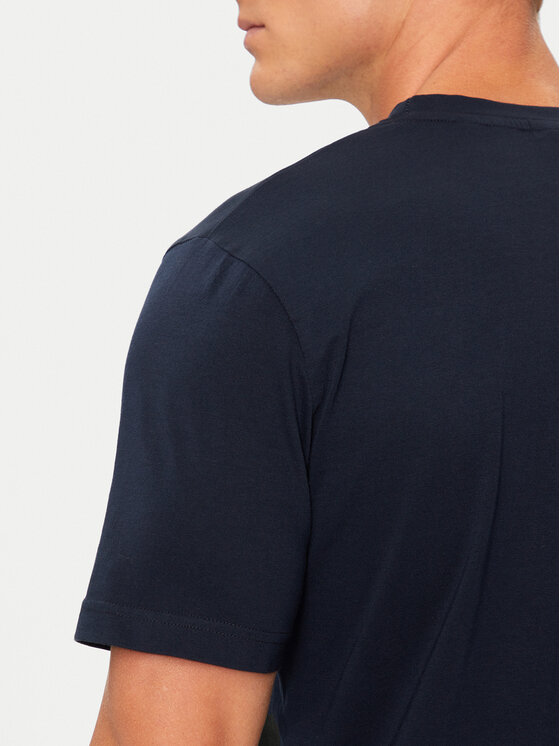 Hechter Paris Hechter Paris Tričko 75014 142919 Tmavomodrá Regular Fit