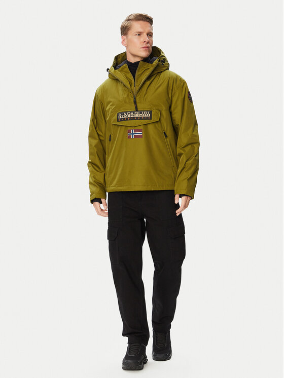 Napapijri Napapijri Anorak-jope Rainforest Next NP0A4IB9 Khakivärviline Regular Fit
