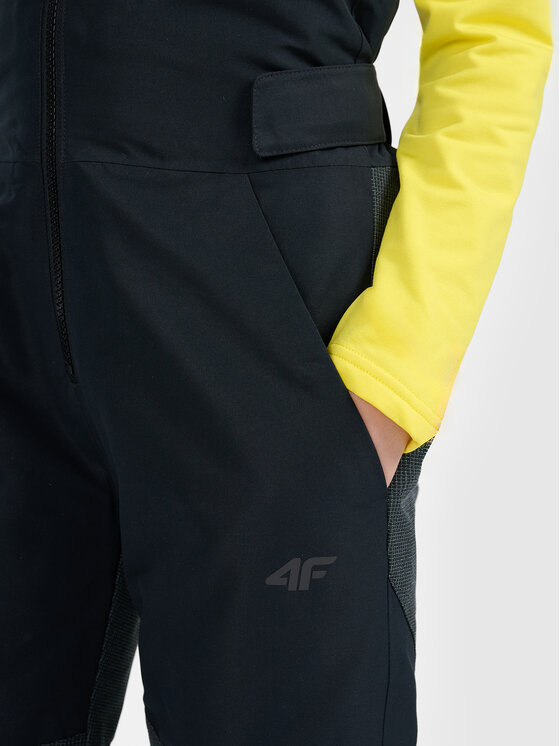 4F 4F Spodnie snowboardowe SNOWBOARD Czarny Regular Fit